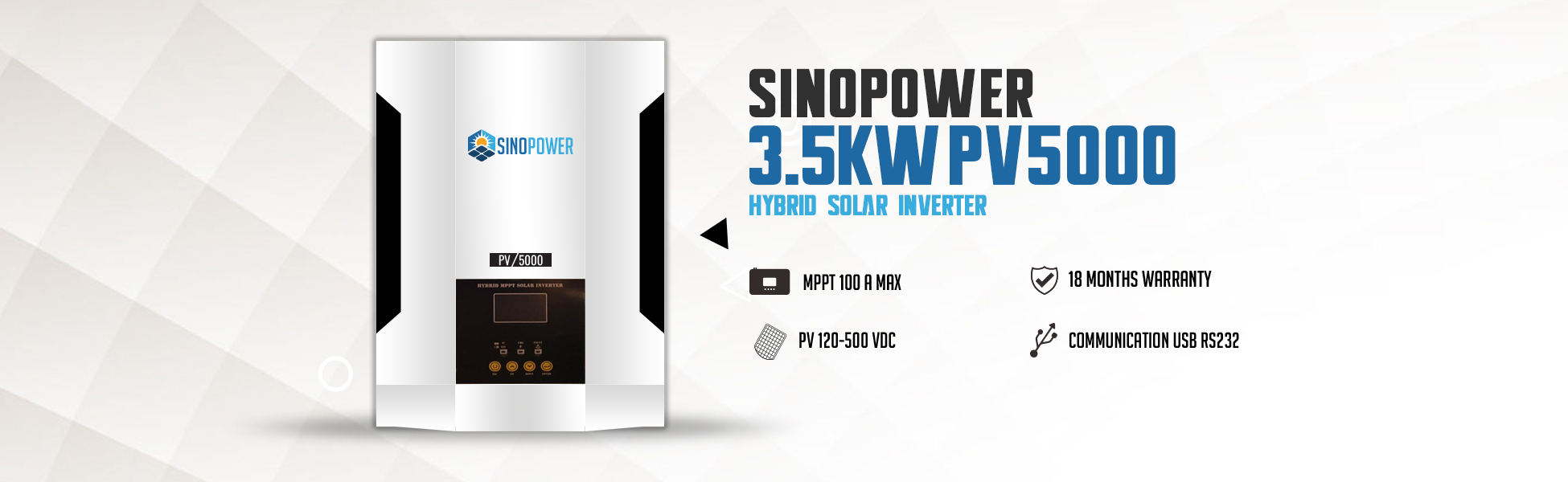 sinopower 3.5KW hybrid inverter